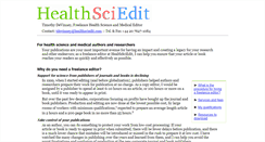 Desktop Screenshot of healthsciedit.com